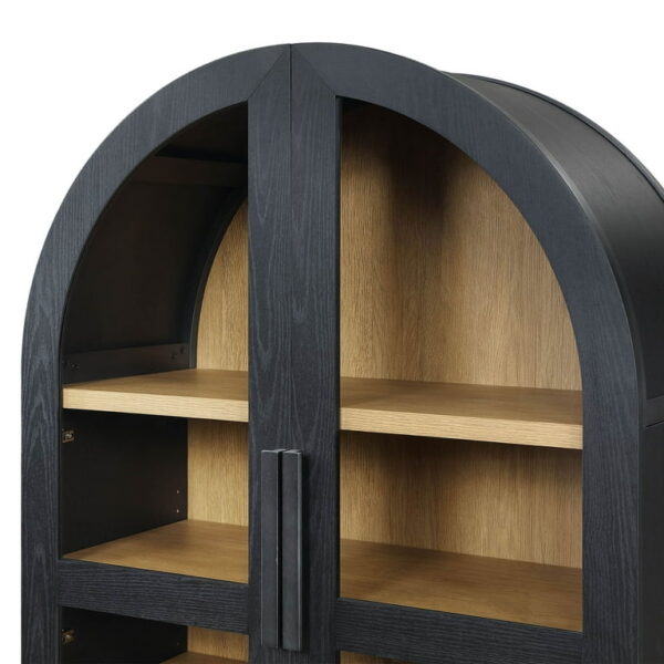 Better Homes & Gardens Juliet Arch Cabinet, Black Finish - Image 5