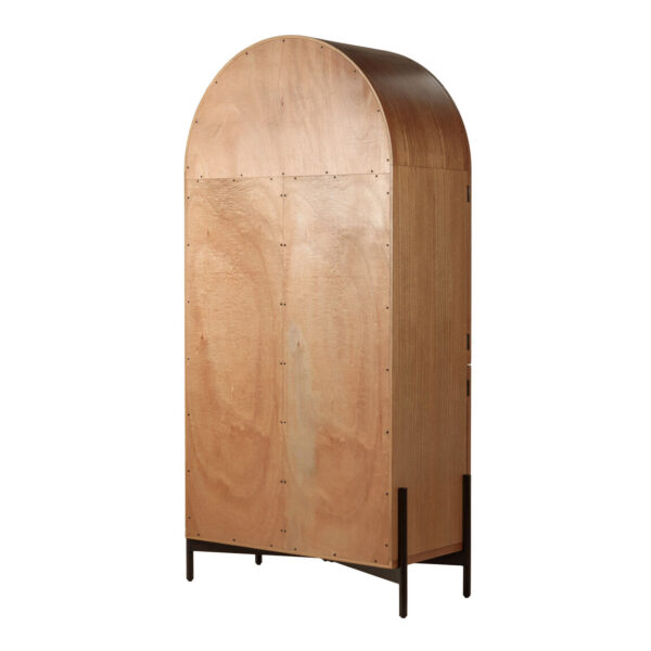 Amira Wood and Metal Arch Display Cabinet - Image 4