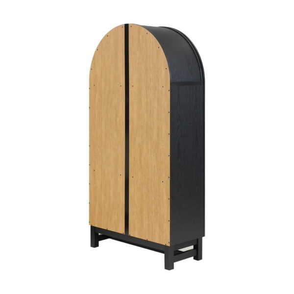 Better Homes & Gardens Juliet Arch Cabinet, Black Finish - Image 7