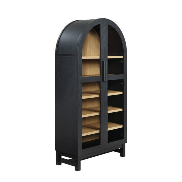 Better Homes & Gardens Juliet Arch Cabinet, Black Finish - Image 6