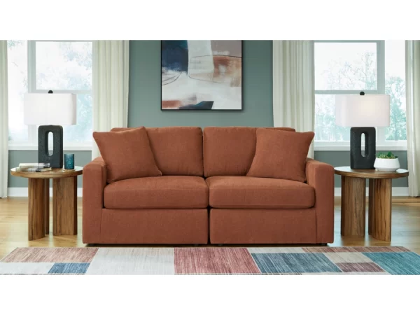 Modmax 2-Piece Modular Performance Fabric Loveseat