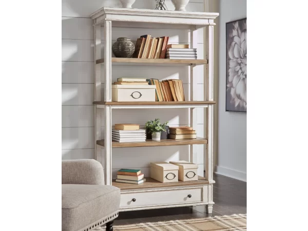 Realyn 75" Bookcase with 3 Shelves