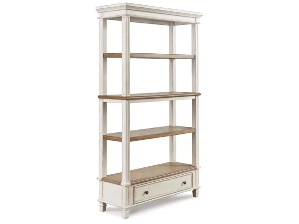 Realyn 75" Bookcase with 3 Shelves - Image 2