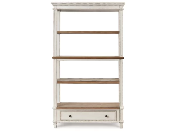 Realyn 75" Bookcase with 3 Shelves - Image 4