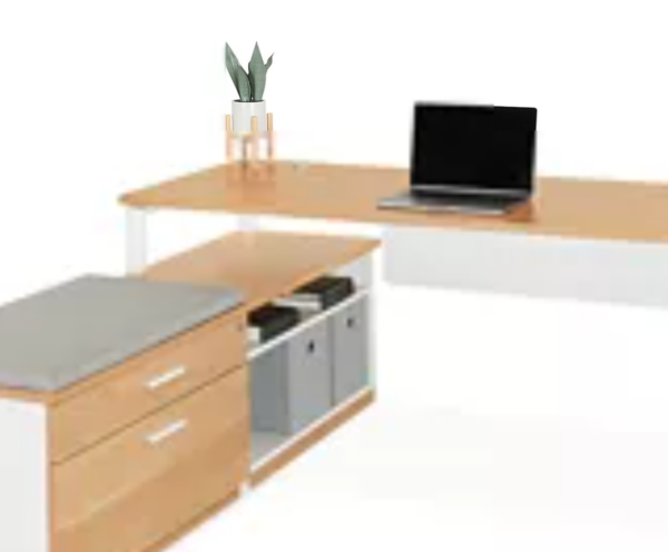 Designer Storage L-Desk